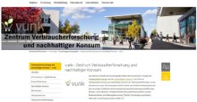 Screenshot der vunk-Instituts