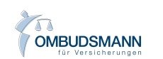 Logo des Ombudsmanns für Versicherungen mit stilisierter Waage